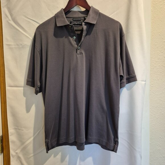 Hathaway Polo Shirt in Grey - Picture 1 of 5